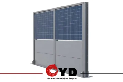 Hàng Rào Cản Âm Tích Hợp Pin Năng Lượng Mặt Trời