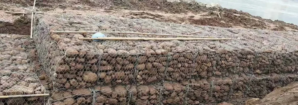 Lưới rọ đá Y&D dùng cho công trình kè, taluy và chống xói lở
