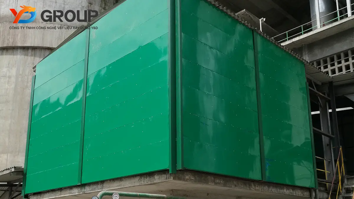 Panel giảm ồn dùng cho nhà máy và công trình công nghiệp