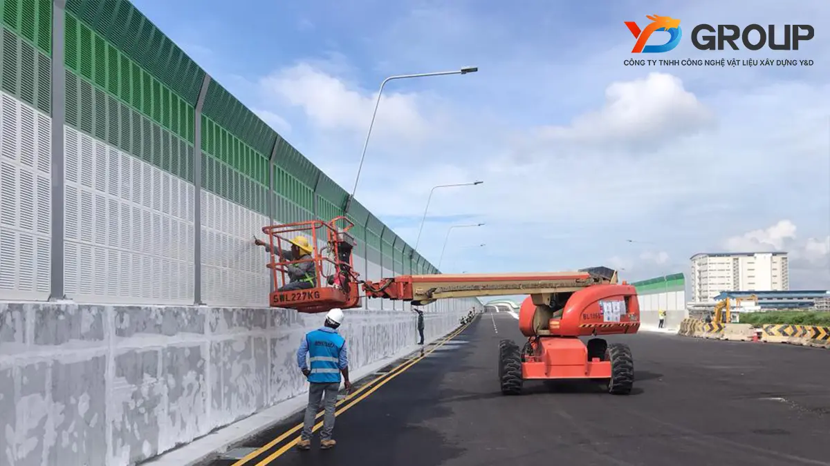 Thi công hệ thống giảm tiếng ồn cho dự án cao tốc và cầu đường