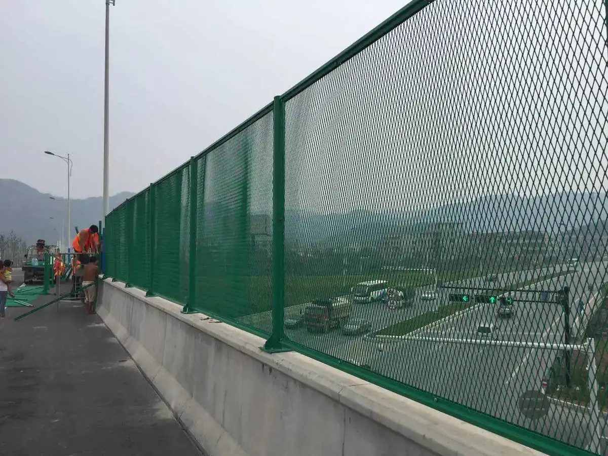 Hệ lưới chống ném bảo vệ hai bên cầu vượt